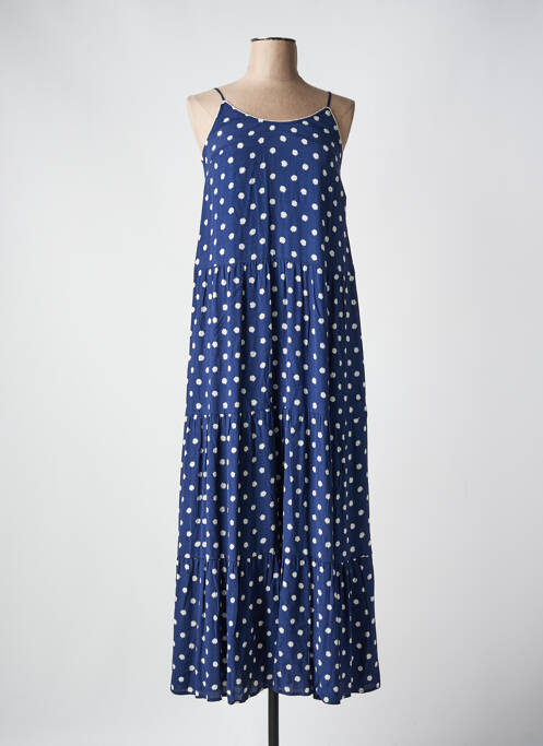 Rochie lungă albastru LE TEMPS DES CERISES femeie