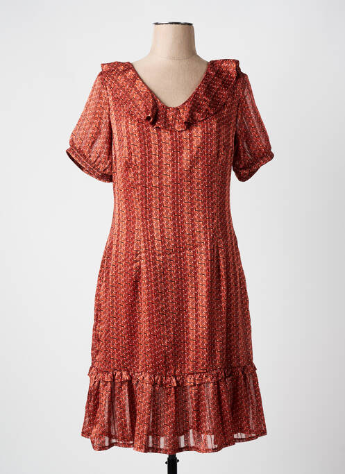 Rochie midi portocaliu MOLLY BRACKEN femeie