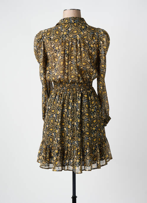 Rochie scurtă galben MORGAN femeie