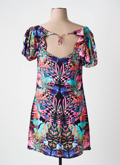 Rochie scurtă roz DESIGUAL femeie