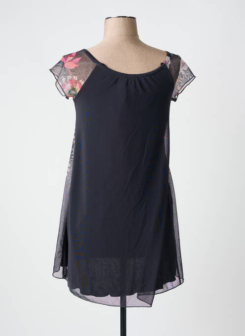 Tunică mâneci scurte gri DESIGUAL femeie