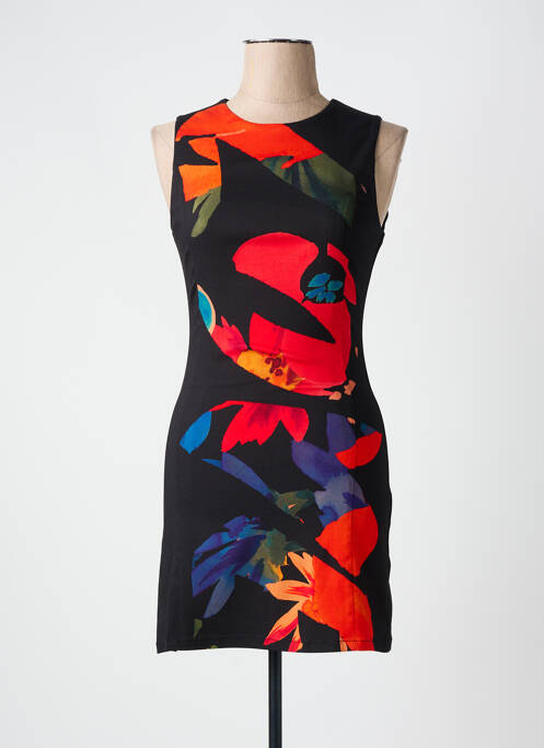 Rochie scurtă fără mâneci fără mâneci negru DESIGUAL femme