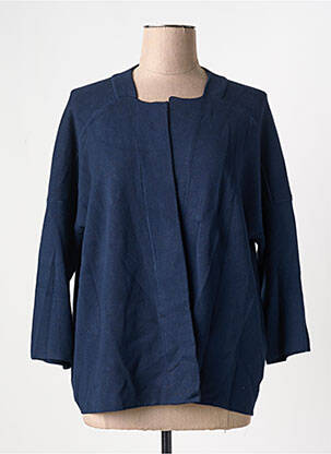 Vestă cu mâneci lungi albastru TRICOTONIC femeie