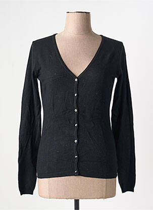 Vestă cu mâneci lungi negru TRICOTONIC femeie