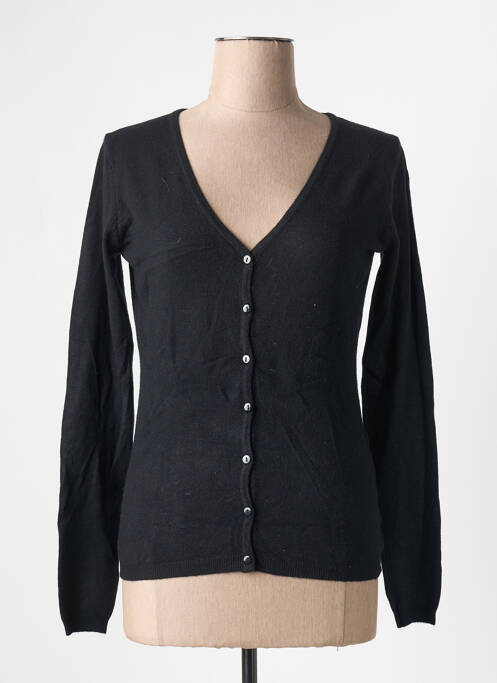 Vestă cu mâneci lungi negru TRICOTONIC femeie