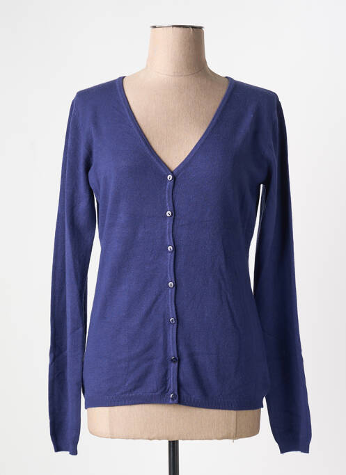 Vestă cu mâneci lungi albastru TRICOTONIC femeie