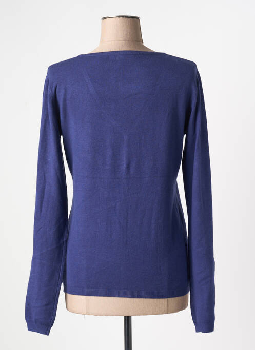 Vestă cu mâneci lungi albastru TRICOTONIC femeie