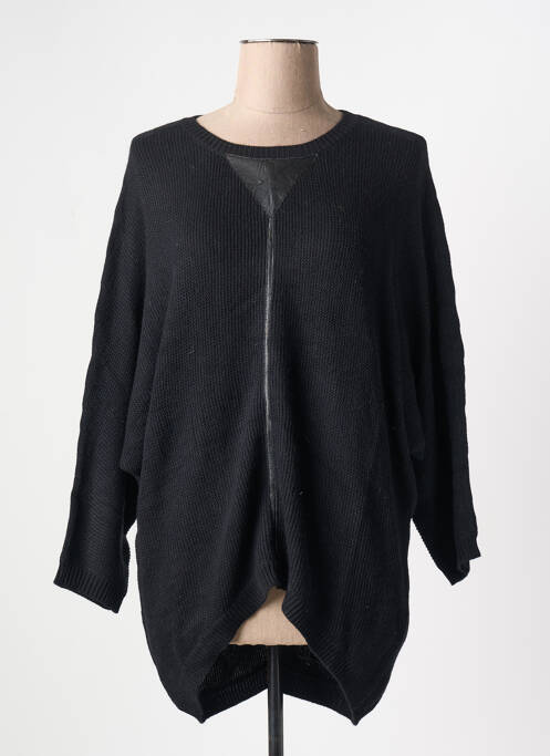 Pulover tunică negru SEE U SOON femeie