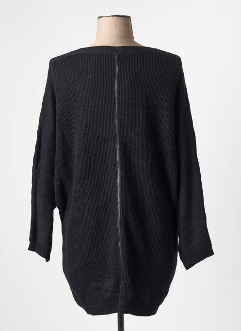 Pulover tunică negru SEE U SOON femeie