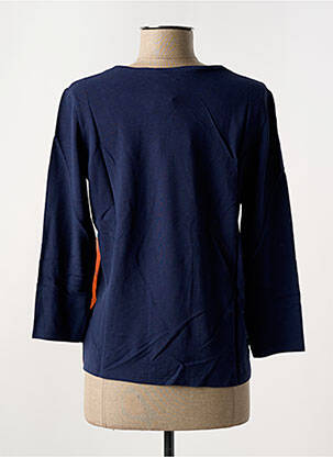 Tricou mâneci 3/4 mâneci 3/4 albastru NICE THINGS femeie