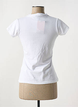 Tricou serigrafie flockată mâneci scurte alb ELLESSE femeie