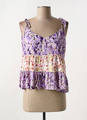 Top violet DESIGUAL femeie
