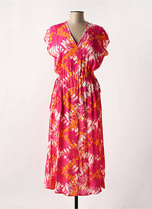 Rochie lungă roz LA FEE MARABOUTEE femeie