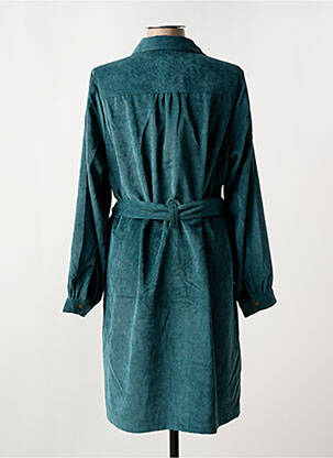 Rochie midi mâneci lungi mâneci lungi verde GARCIA femeie