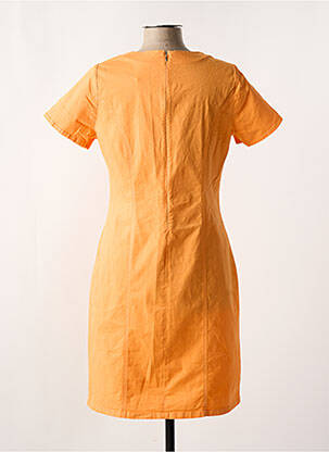 Rochie midi mâneci scurte mâneci scurte portocaliu FRANCE RIVOIRE femeie