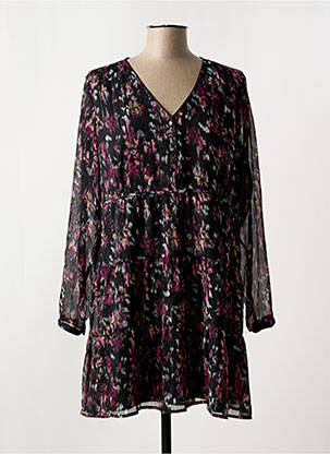 Rochie scurtă mâneci lungi mâneci lungi negru LE TEMPS DES CERISES femeie