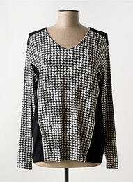Tricou mâneci lungi mâneci lungi negru GRIFFON femme