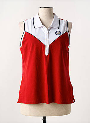 Polo roșu DELAHAYE femeie