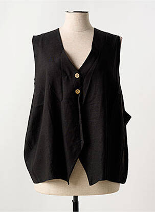 Jachete casual croială dreaptă negru COULEURS DU TEMPS femeie
