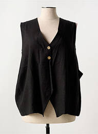 Jachete casual croială dreaptă negru COULEURS DU TEMPS femme