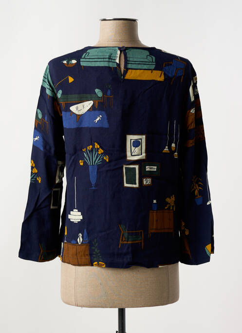 Top albastru NICE THINGS femeie