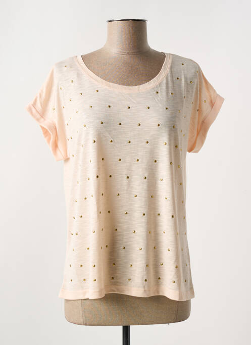 Tricou croială dreaptă mâneci scurte roz BEST MOUNTAIN femme