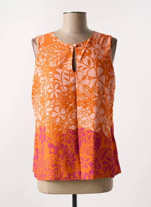 Top portocaliu LA FEE MARABOUTEE femeie