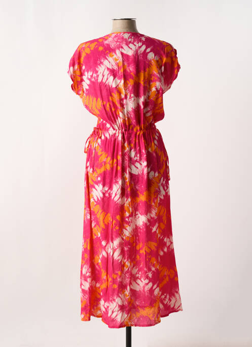 Rochie lungă roz LA FEE MARABOUTEE femeie