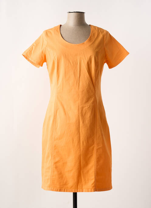 Rochie midi portocaliu FRANCE RIVOIRE femeie