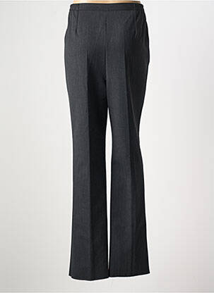 Pantalon drept închidere cu fermoar sub clapetă cu nasturi gri GEVANA femeie