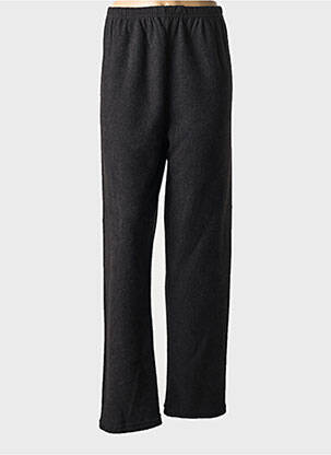 Pantalon drept talie elastică gri ATLANTA femeie