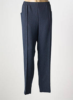 Pantalon drept talie elastică albastru GRIFFON femeie