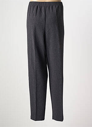 Pantalon drept talie elastică gri GRIFFON femeie