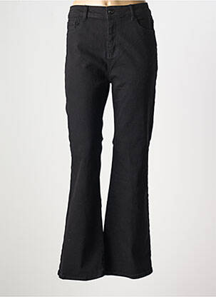 Pantalon evazat croială evazată negru BS JEANS femeie