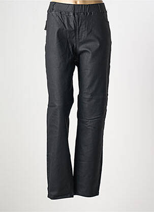 Pantalon drept talie elastică negru CISO femeie