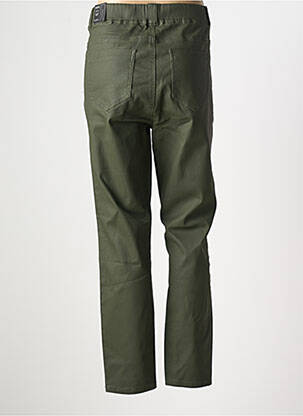 Pantalon drept talie elastică verde CISO femeie