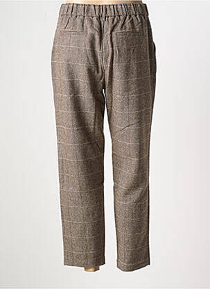 Pantalon 7/8 talie înaltă talie înaltă maro MOLLY BRACKEN femeie