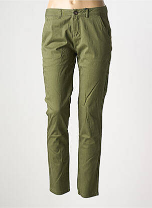 Pantalon slim buzunare verde CLOSETTE femeie