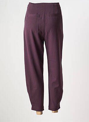 Pantalon 7/8 închidere cu fermoar sub clapetă cu cârlig violet DESIGUAL femeie
