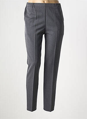Pantalon slim talie elastică gri GEVANA femeie