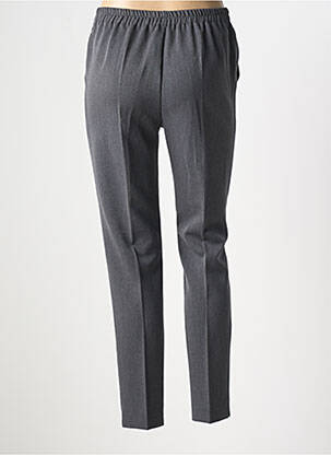 Pantalon slim talie elastică gri GEVANA femeie