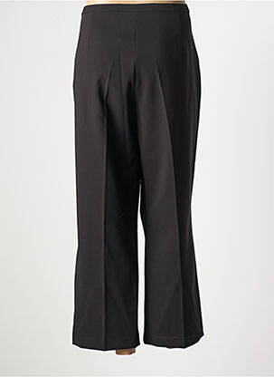 Pantalon drept închidere cu fermoar sub clapetă cu cârlig negru SIGNE NATURE femeie