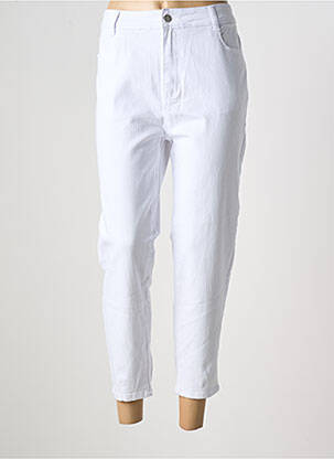 Pantalon 7/8 alb BS JEANS femeie