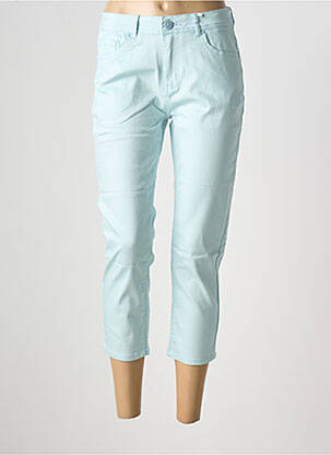 Pantalon trei sferturi buzunare albastru GRIFFON femeie