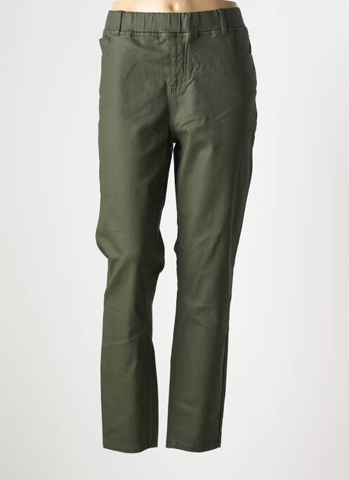 Pantalon drept talie elastică verde CISO femme