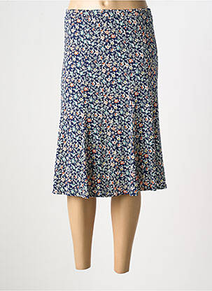 Fustă midi albastru GEVANA femeie