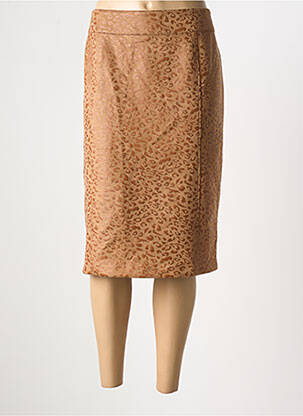 Fustă midi bej GEVANA femeie