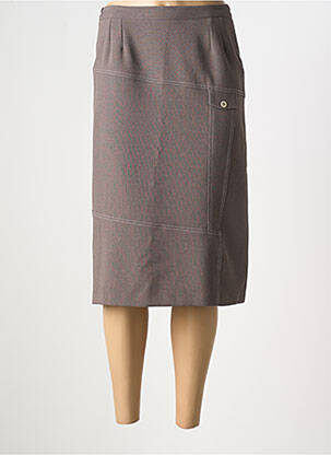 Fustă midi gri GEVANA femeie