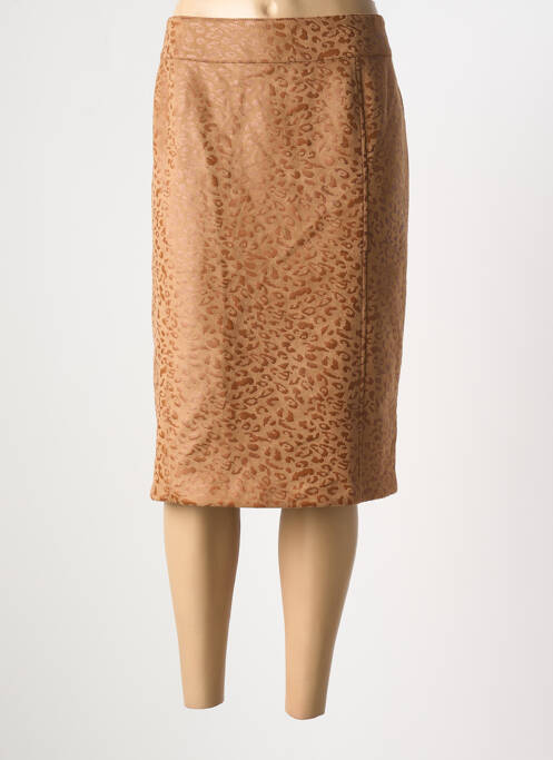 Fustă midi bej GEVANA femeie