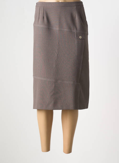 Fustă midi gri GEVANA femeie